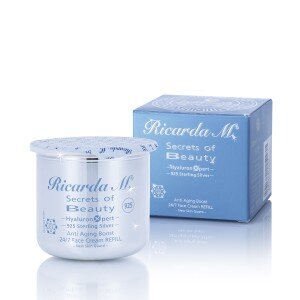 SOB HyaluronXpert 925 Sterling Silver Anti Aging Boost 24/7 Face Cream, REFILL 200 ml
