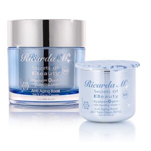 SOB HyaluronXpert 925 Sterling Silver Anti Aging Boost 24/7 Face Cream, 300 ml
