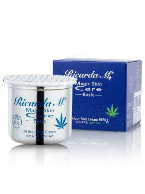 MSC Basic 24 Hour Face Cream with CBD/Hanf, REFILL, 200 ml