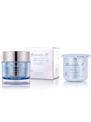 SOB HyaluronXpert 925 Sterling Silver Face Cream + Refill Set, 400 ml