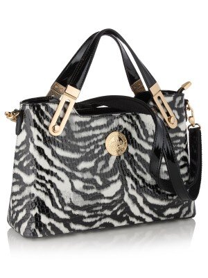 Handtasche Black & White Zebra