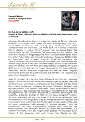 Ricarda M. 10 Jahre Markenjubiläum