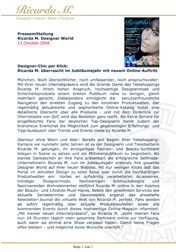 Ricarda M. Designer